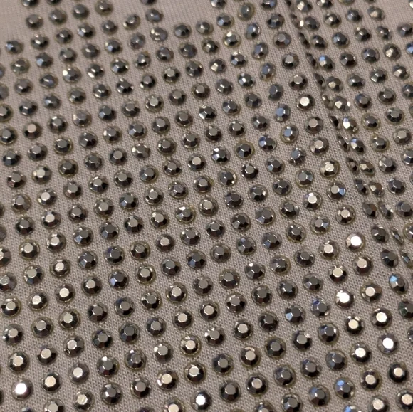 Inc international concepts open sleeve white rhinestone shirt size xs - Picture 3 of 3